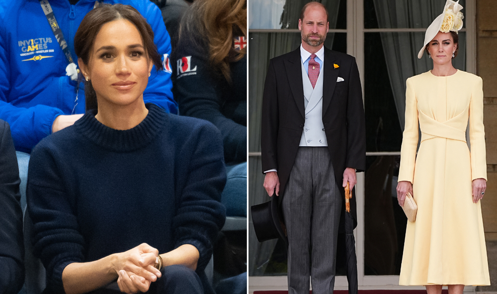 Meghan Markle, Prince William and Princess Kate