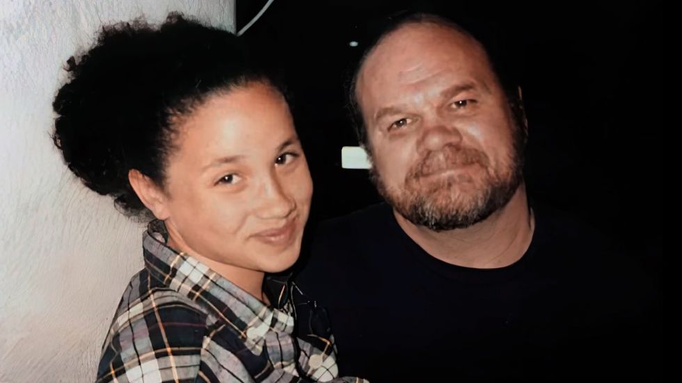 Meghan Markle revealed she discovered her father Thomas Markle was not going to attend her wedding \u201cthrough a tabloid\u201d.