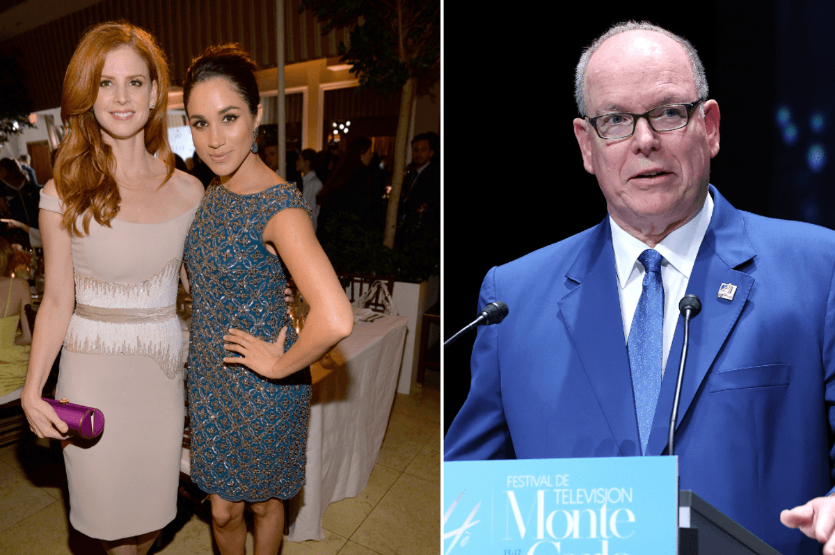 Meghan Markle, Sarah Rafferty and Prince Albert