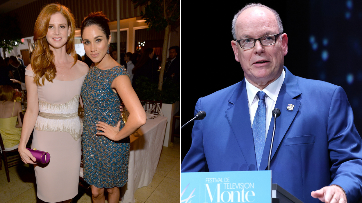 Meghan Markle, Sarah Rafferty and Prince Albert