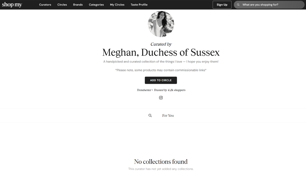 Meghan Markle Shop My