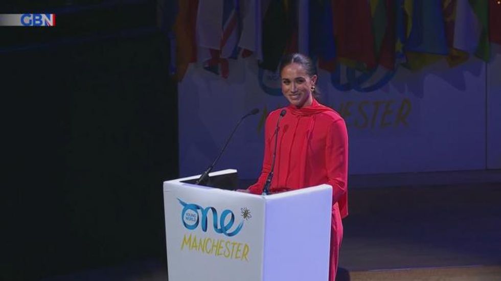 Meghan Markle wears £2.3k outfit to Manchester One Young World summit