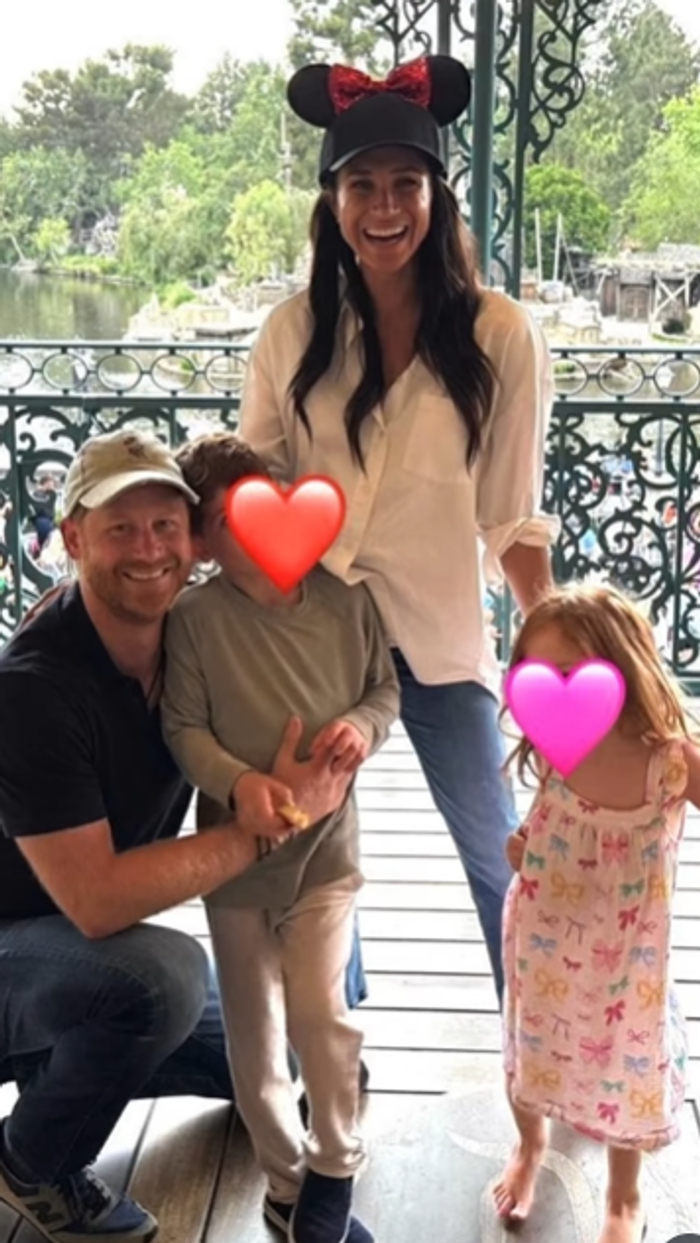 Meghan Markle, \u200bPrince Harry, Prince Archie and Princess Lilibet