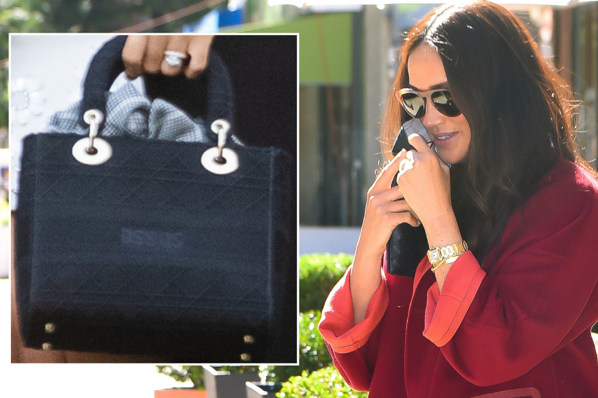 Meghan Markle sparks fan frenzy as she carries handbag embroidered with 'Duchess of Sussex'