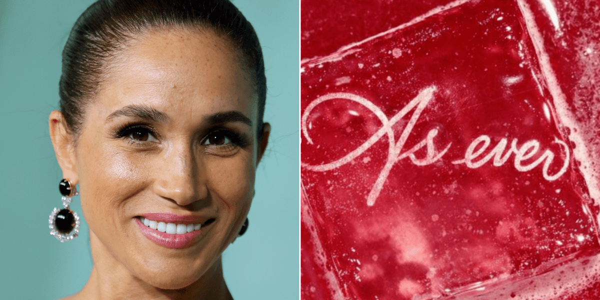 Meghan Markle reveals custom As Ever ice cubes as she showcases how to pour a drink Meghan Markle reveals custom As Ever ice cubes as she showcases how to pour a drink