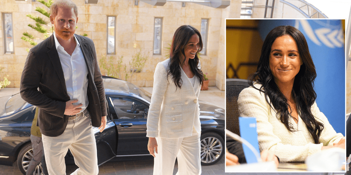 Meghan Markle dazzles in Jordan as duchess wears eye-watering £1,498 white outfit Meghan Markle dazzles in Jordan as duchess wears eye-watering £1,498 white outfit
