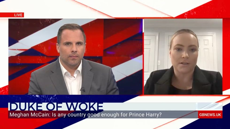Meghan McCain appeared on GB News' Dan Wootton Tonight