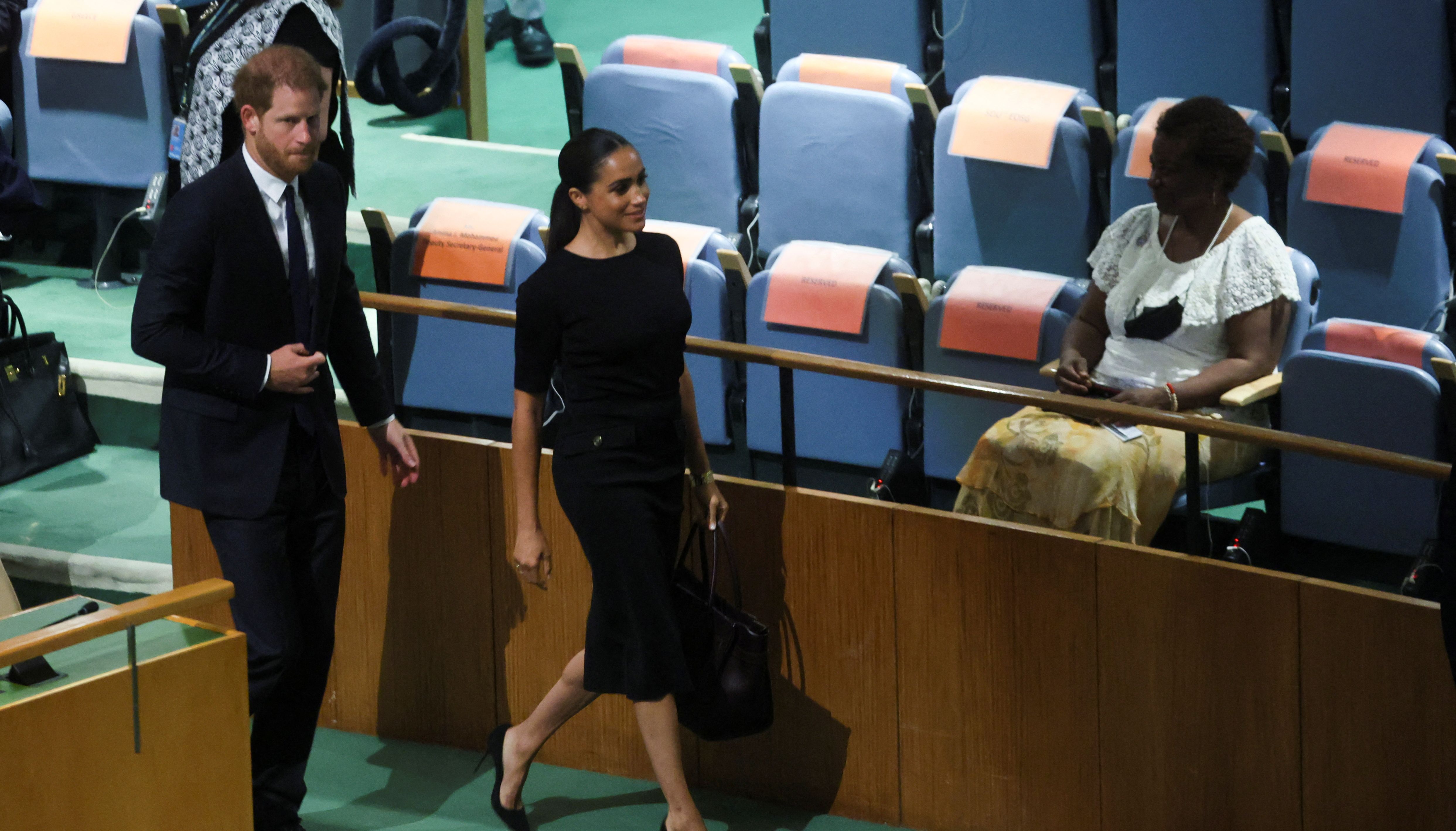 Meghan met with feminist activist Gloria Steinem following the conference