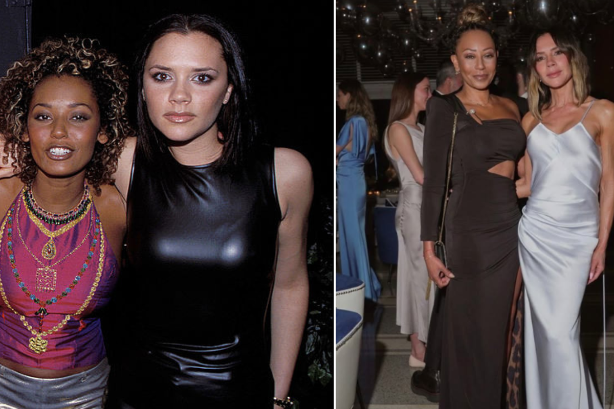 Mel B and Victoria Beckham