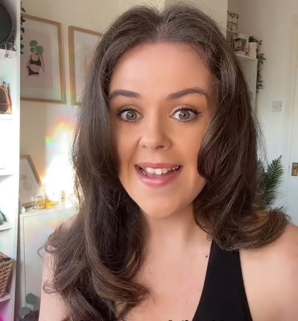 Mel discussing her weight loss