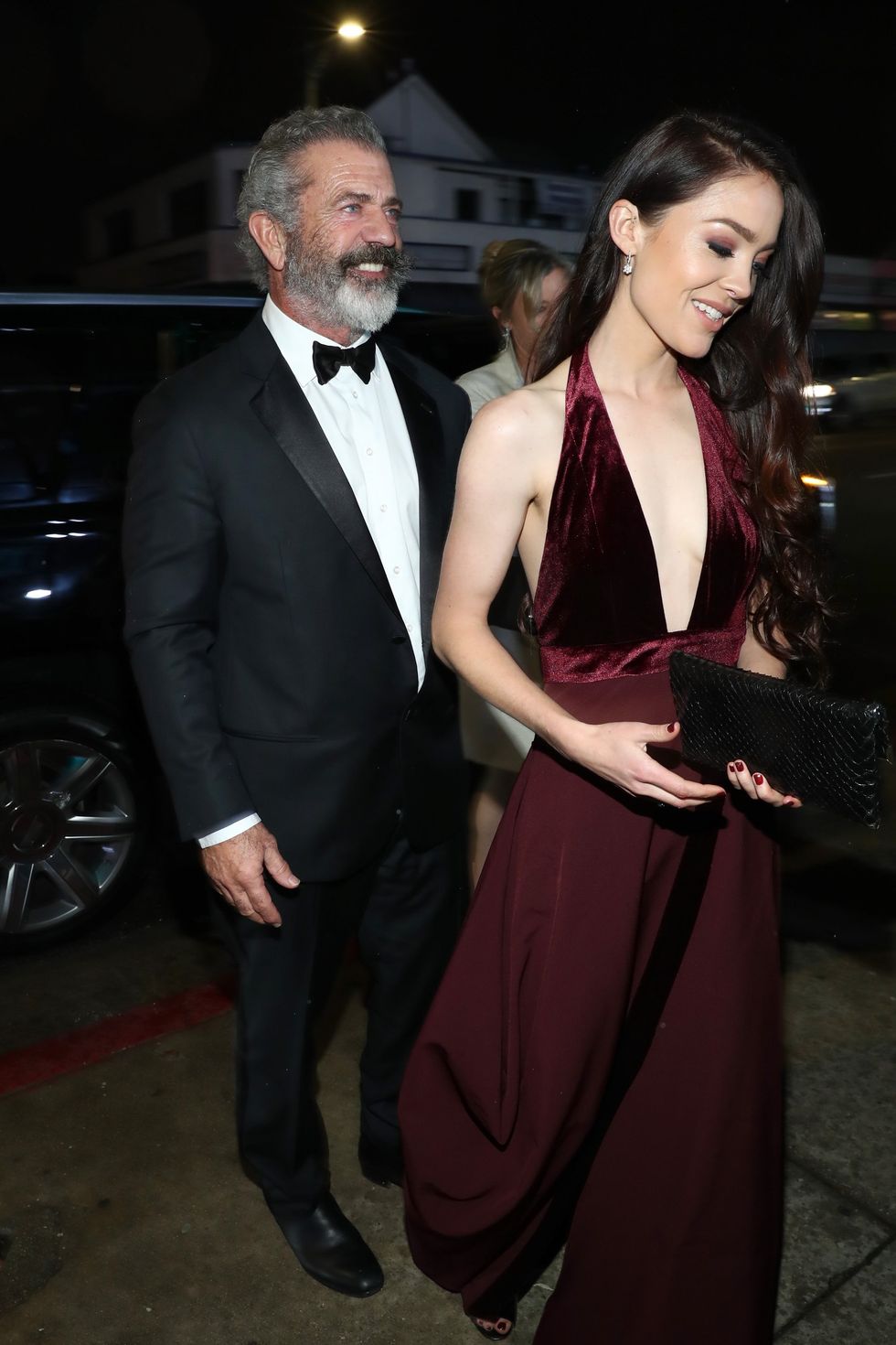 Mel Gibson and Rosalind Ross