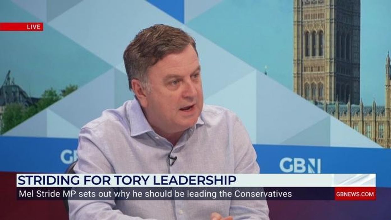 Tory leadership hopeful Mel Stride hits out at Nigel Farage as he refuses to condemn protesters targeting Reform HQ