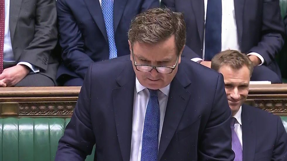 Mel Stride during Prime Minister's Questions in the House of Commons