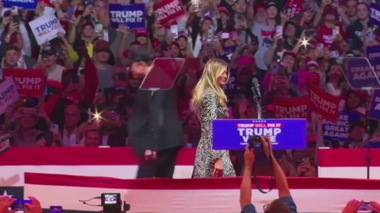 Melania Trump departs US wearing iconic British brand for Royal State Visit