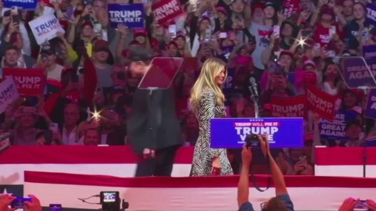 Left-leaning US channel combines footage of Trump's Madison Square Garden event with Nazi rally