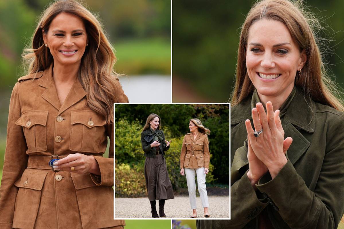 Melania Trump and Princess Kate