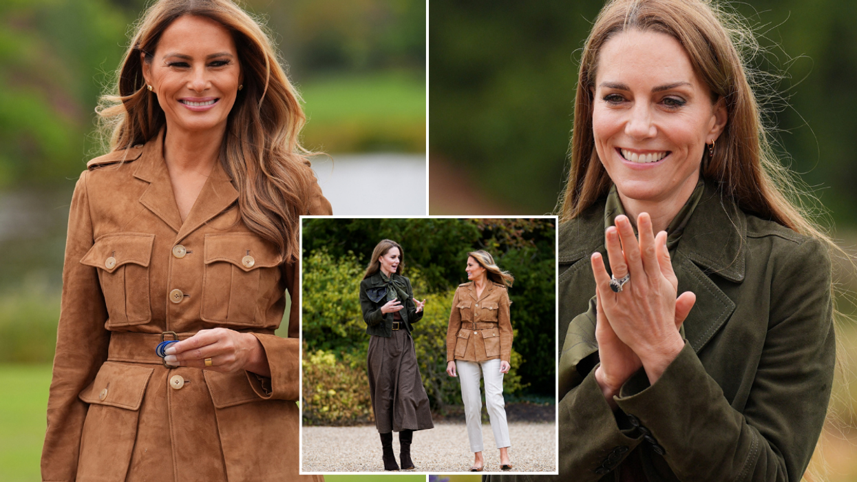 Melania Trump and Princess Kate