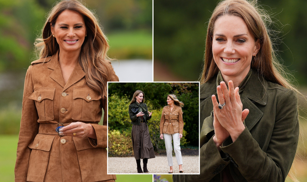 Melania Trump and Princess Kate