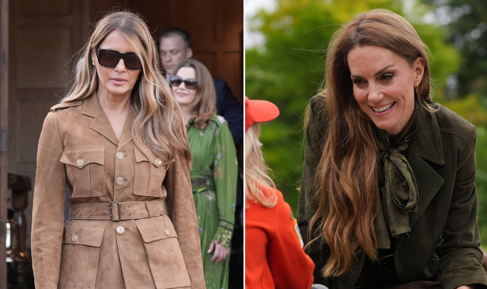Melania Trump and Princess Kate