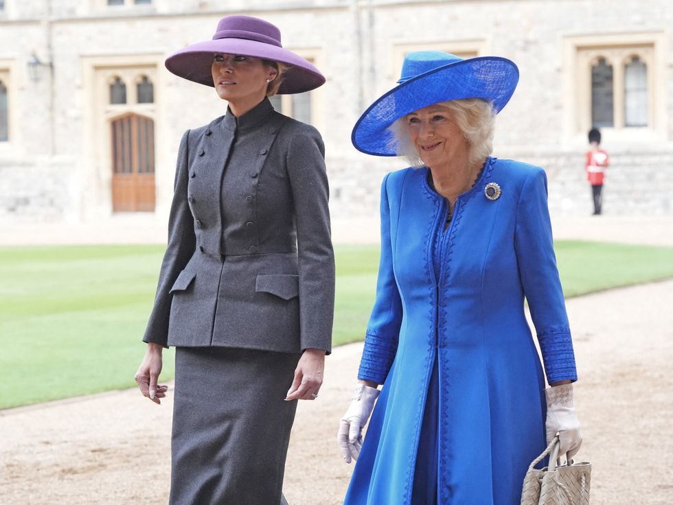 Melania Trump and Queen Camilla