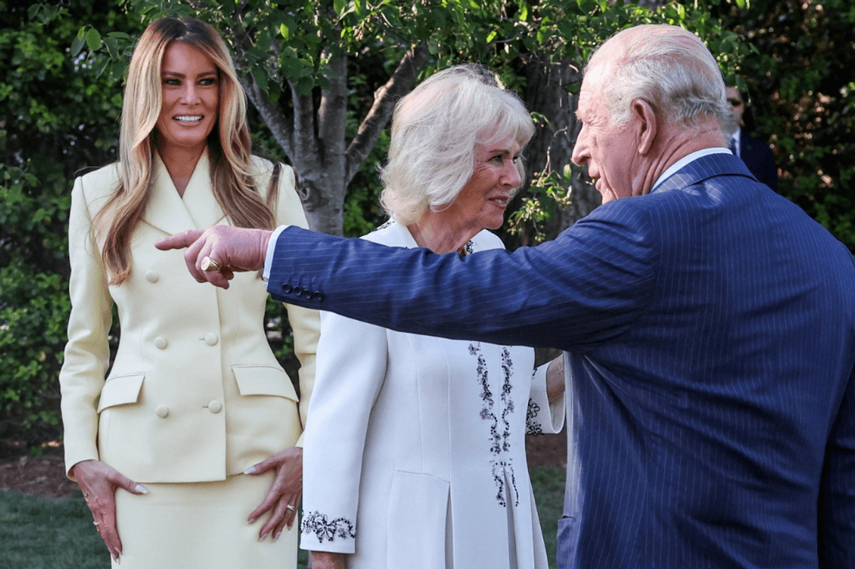 Melania Trump and Queen Camilla