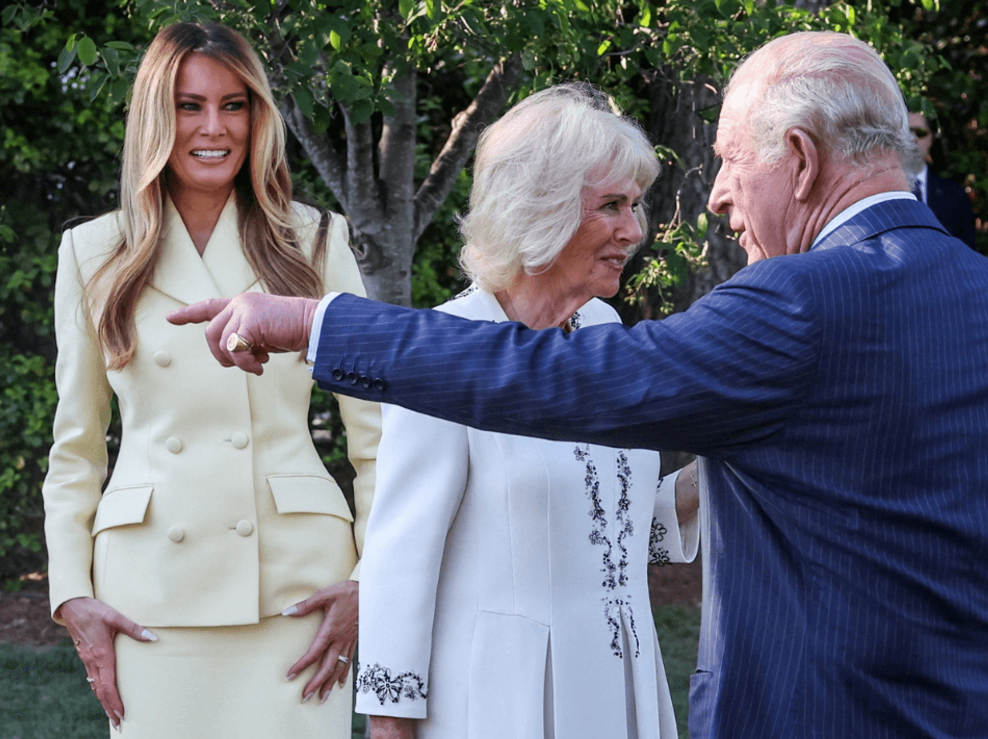 Melania Trump and Queen Camilla
