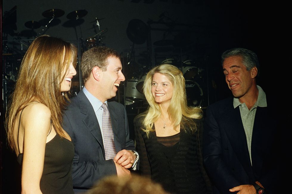 Melania Trump, Prince Andrew, Gwendolyn Beck and Jeffrey Epstein