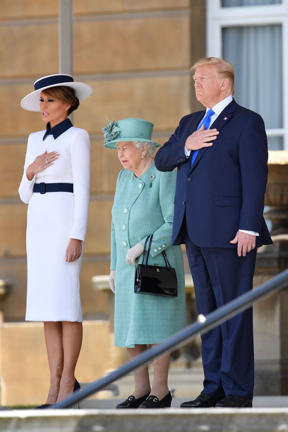 Melania Trump, Queen Elizabeth II, Donald Trump