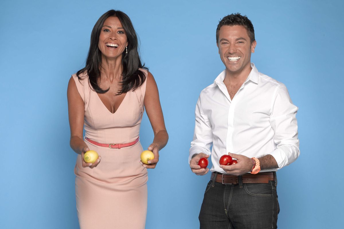 Melanie Sykes and Gino D'Acampo