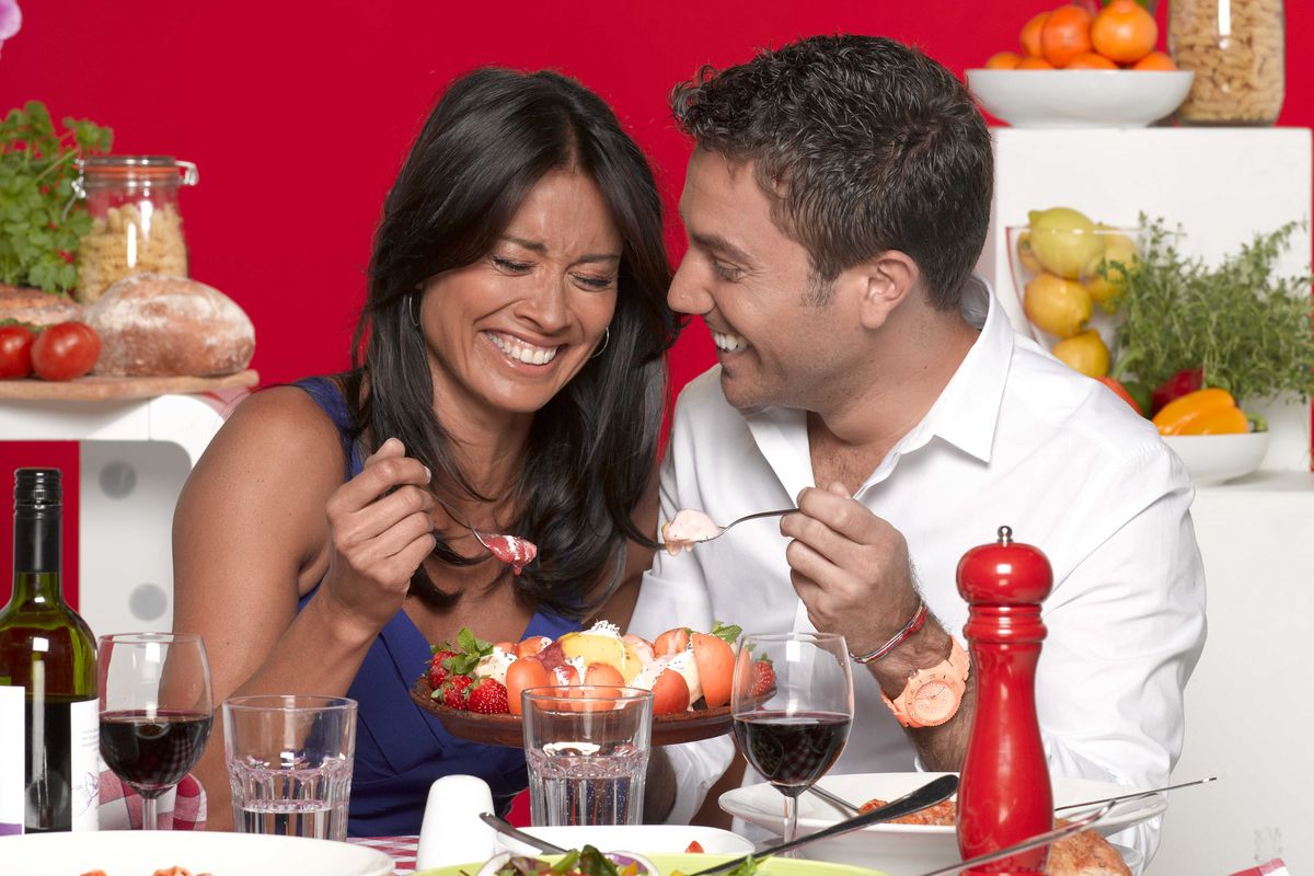 Melanie Sykes and Gino D'Acampo