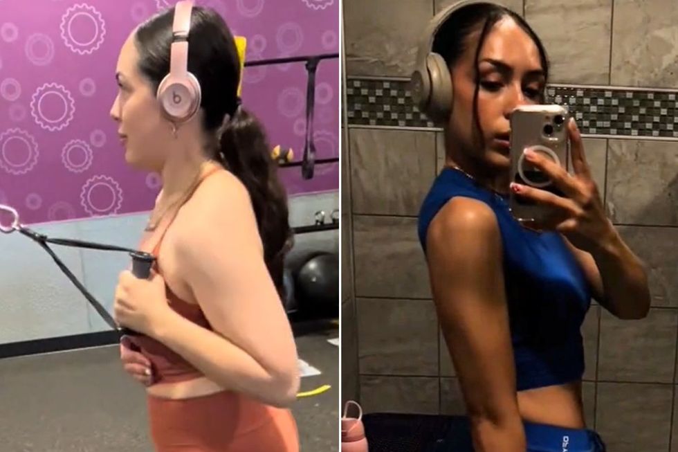 Melina before and after