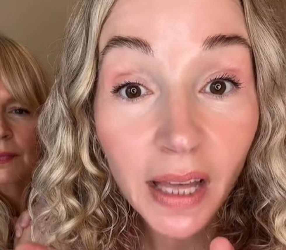 Melissa talking to camera