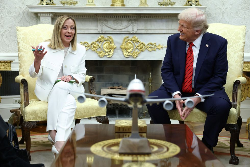 Meloni and Trump