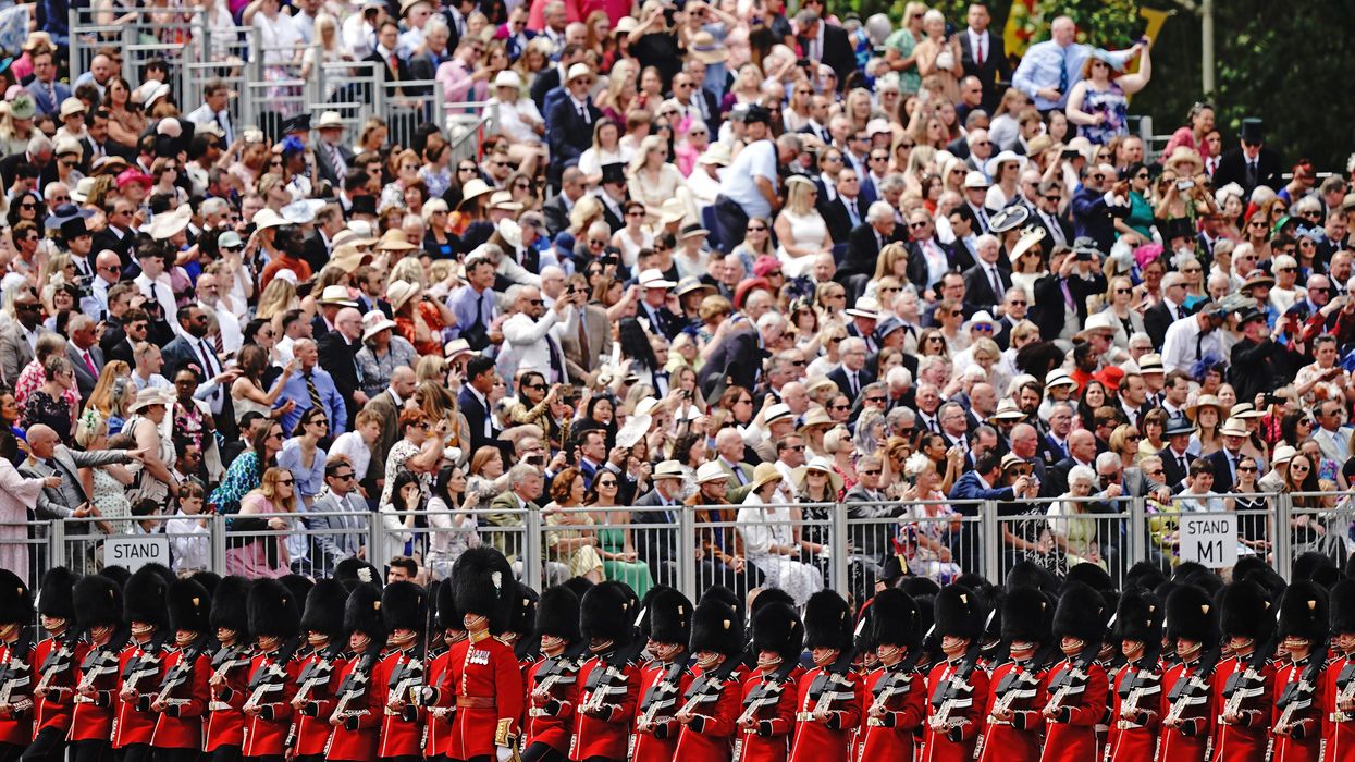 Members of the Household Division during the Trooping the Colour