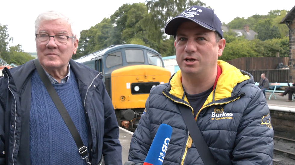 Members of the public on the North Yorkshire Moors Railway 2024 Diesel Gala