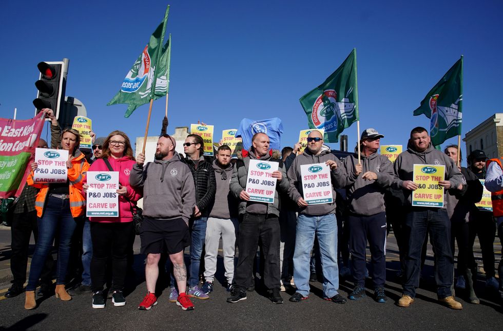 Members of the RMT Union will walk out after pay cuts and job losses
