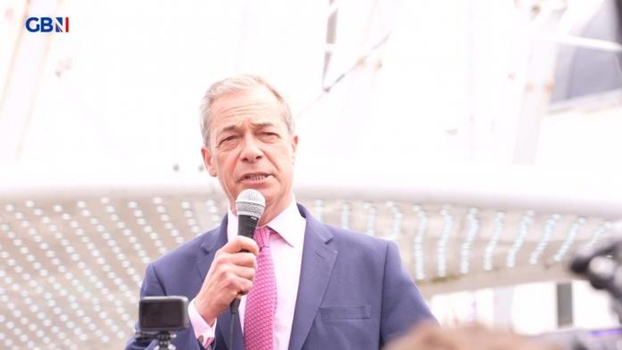 Moment Nigel Farage opens up on GB News - and crowds erupt!