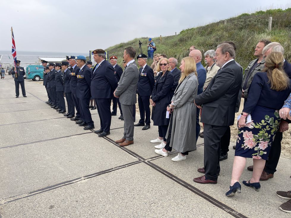 Memorial service at Castricum aan Zee