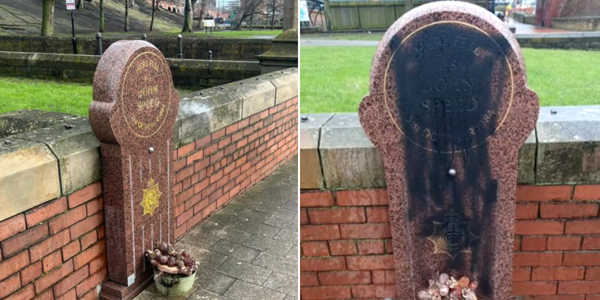 NextImg:Man arrested after memorials of two murdered Leeds police officers vandalised