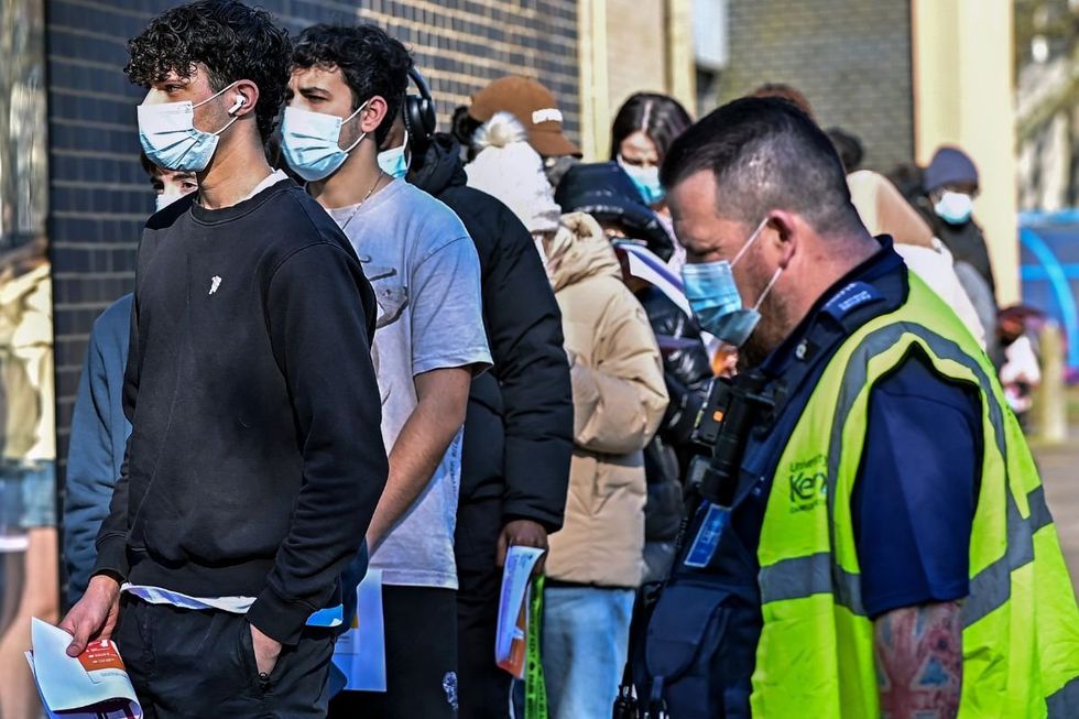 MENINGITIS VACCINE QUEUE