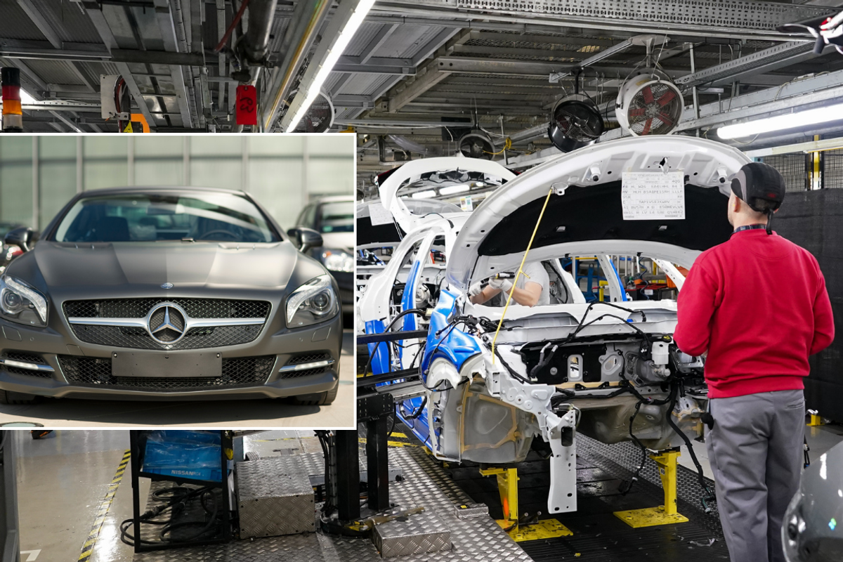 Mercedes-Benz vehicle and UK car production