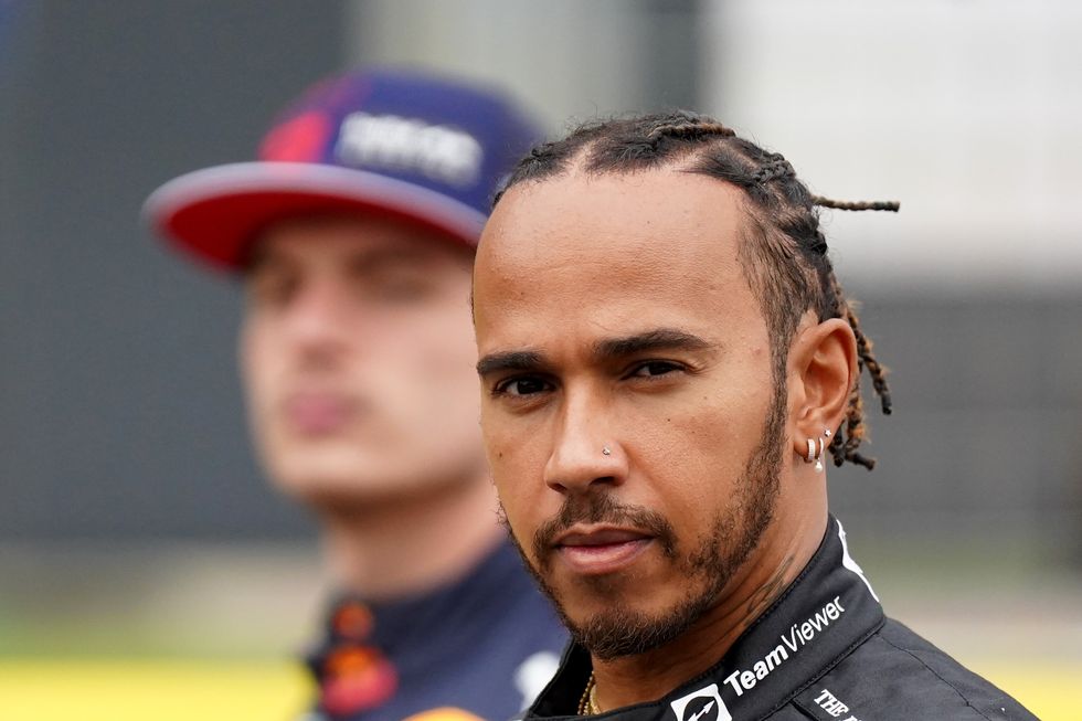 Mercedes driver Lewis Hamilton and Red Bull Racing's Max Verstappen ahead of the British Grand Prix at Silverstone, Towcester. Picture Date: Thursday July 15, 2021.