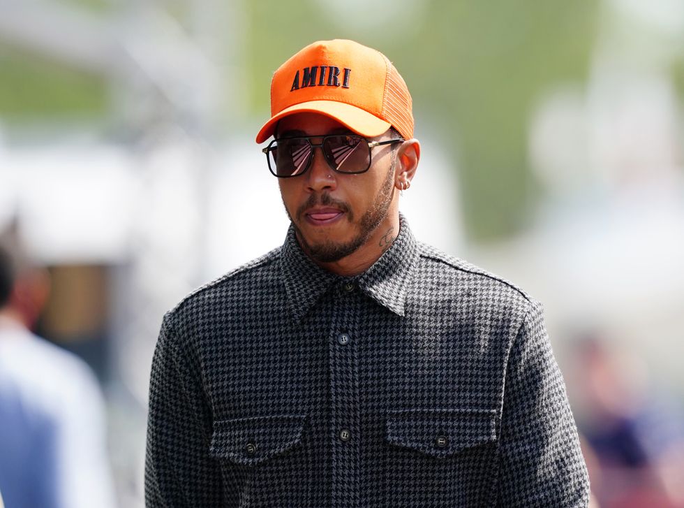 Mercedes' Lewis Hamilton before Practice 2 of the Emilia Romagna Grand Prix at the Autodromo Internazionale Enzo e Dino Ferrari circuit in Italy, better known as Imola. Picture date: Saturday April 23, 2022.