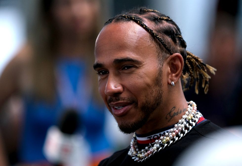 Mercedes' Lewis Hamilton before practice