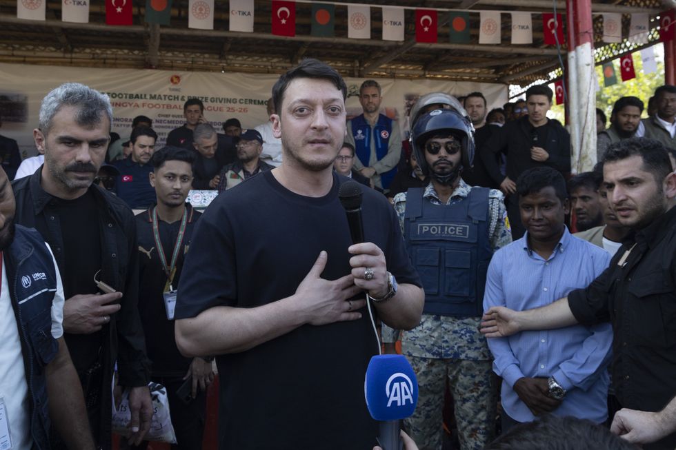 Mesut Ozil has publicly condemned China's treatment of Uighur Muslims in the past