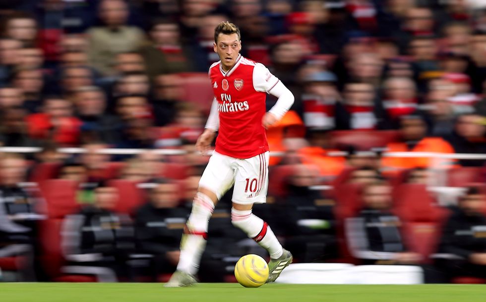 Mesut Ozil left Arsenal under a cloud after falling out with Mikel Arteta