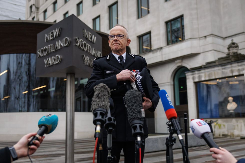 Met Commissioner Sir Mark Rowley