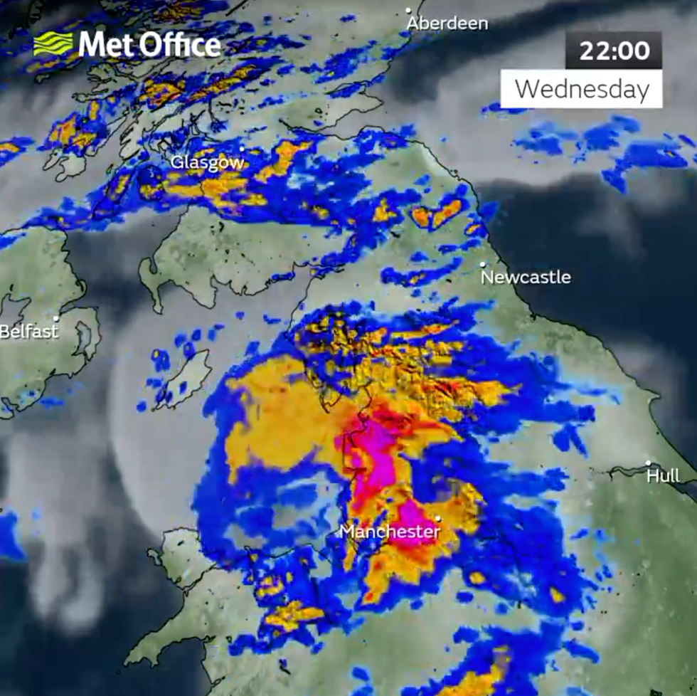 Met Office Dopplar radar