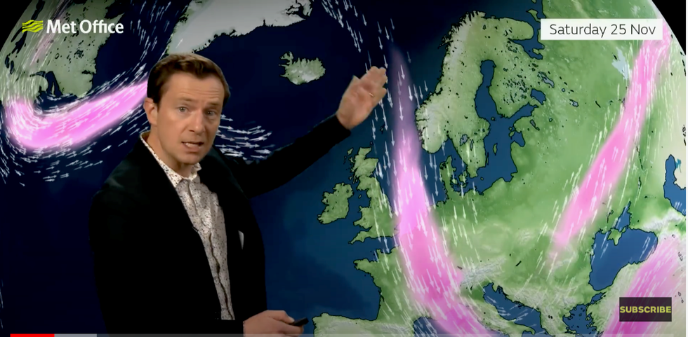 Met Office forecast cold weather