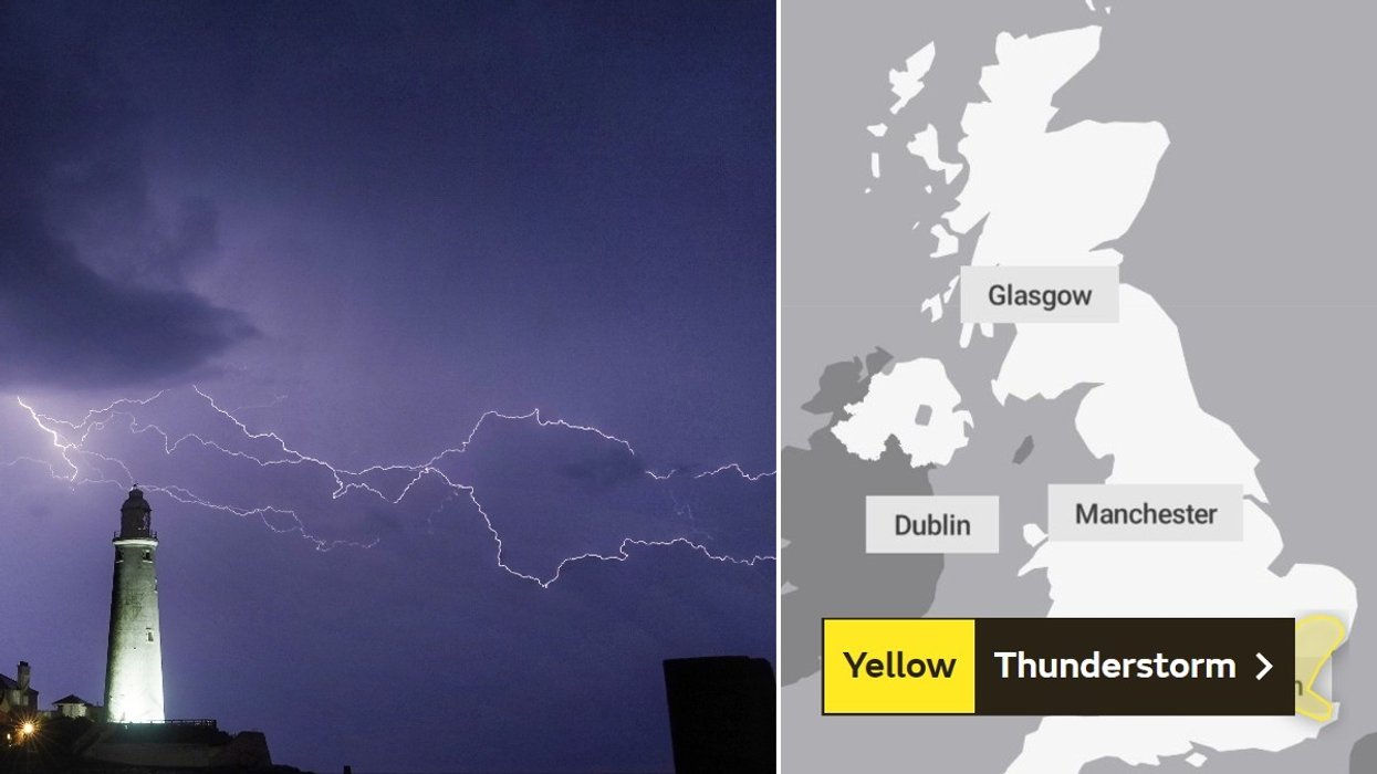 Met Office issues 6-hour lightning storm warning